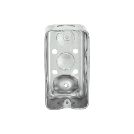 4" x 2" Metal Electric Handy Box, Drawn Construction, 1-7/8" Deep
