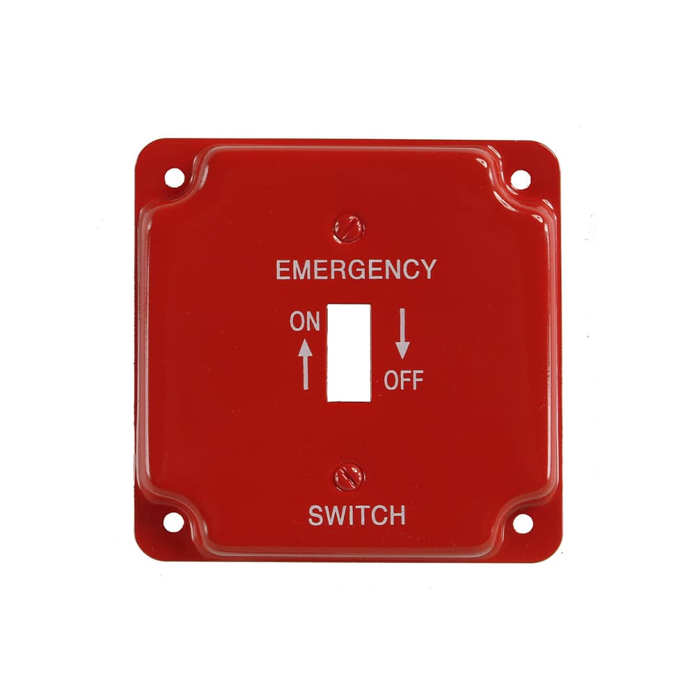ARWE2-T - Red Emergency Wallplate
