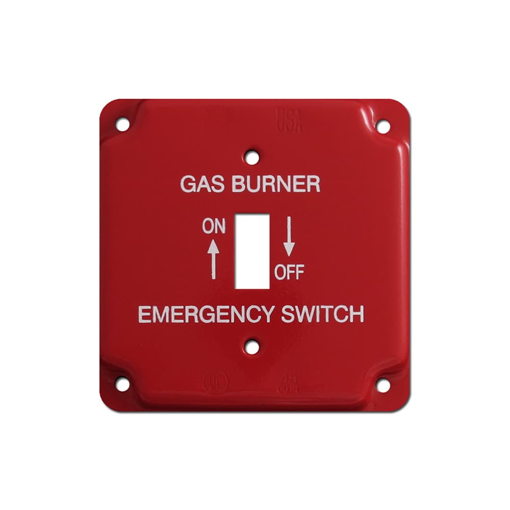 ARWG2-T - Red Gas Wallplate