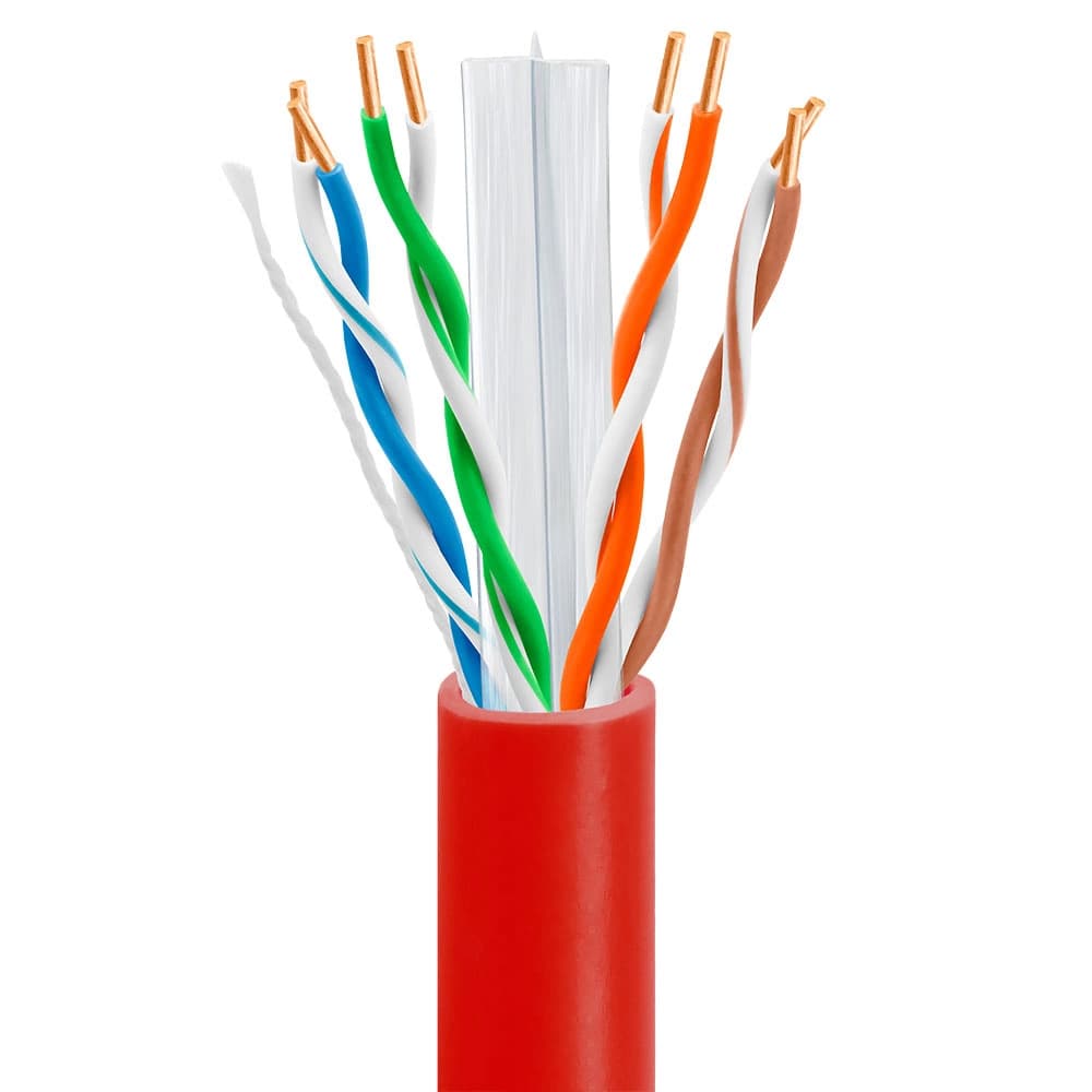 CAT6-CCA-R Red Wire