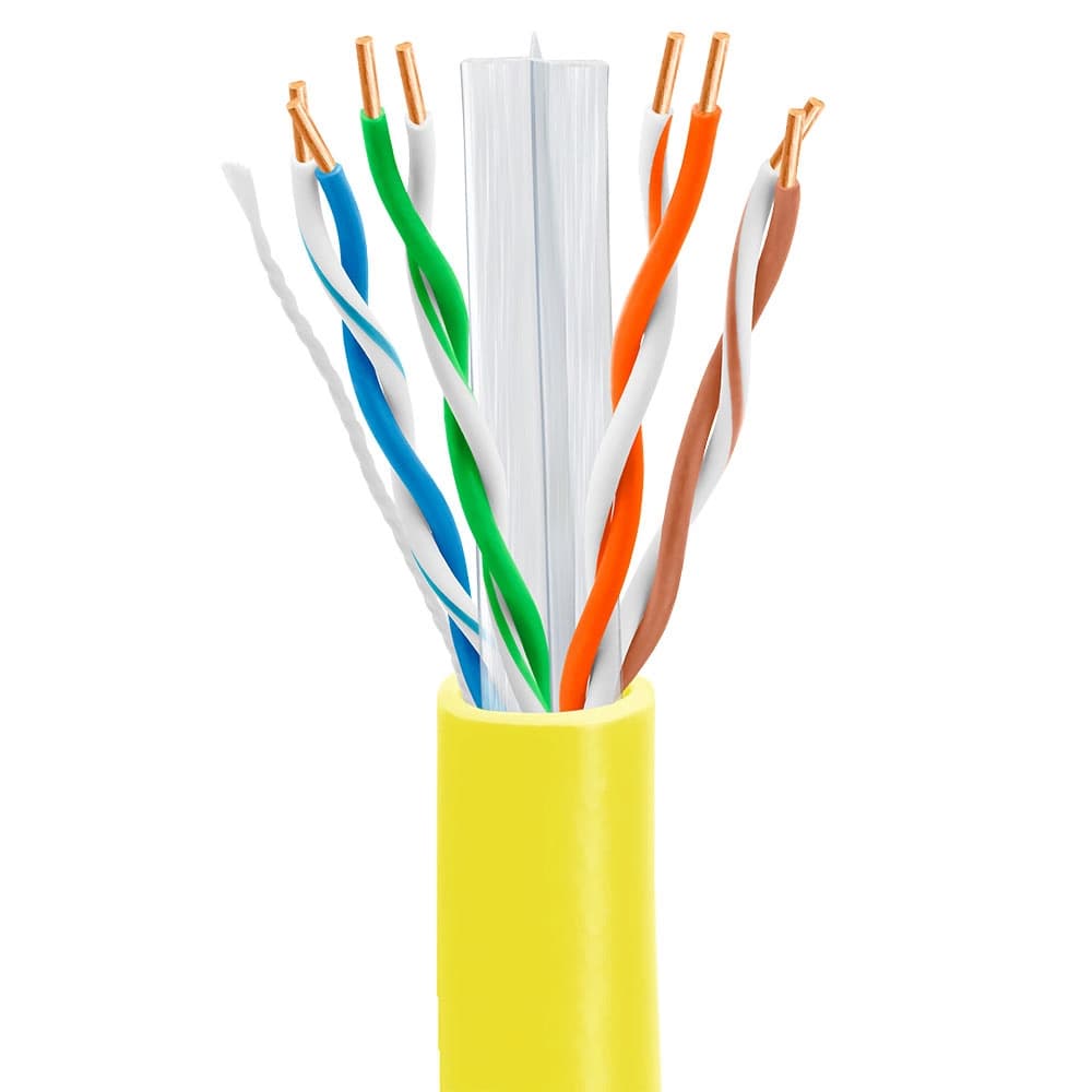 CAT6-CCA-Y Yellow Wire