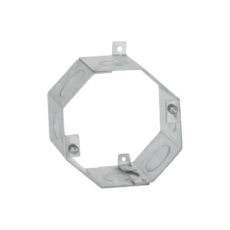 AR270 - 4" OCTAGON CONCRETE RING, 2" DEEP, SINGLE ROW 1/2 & 3/4 KO'S